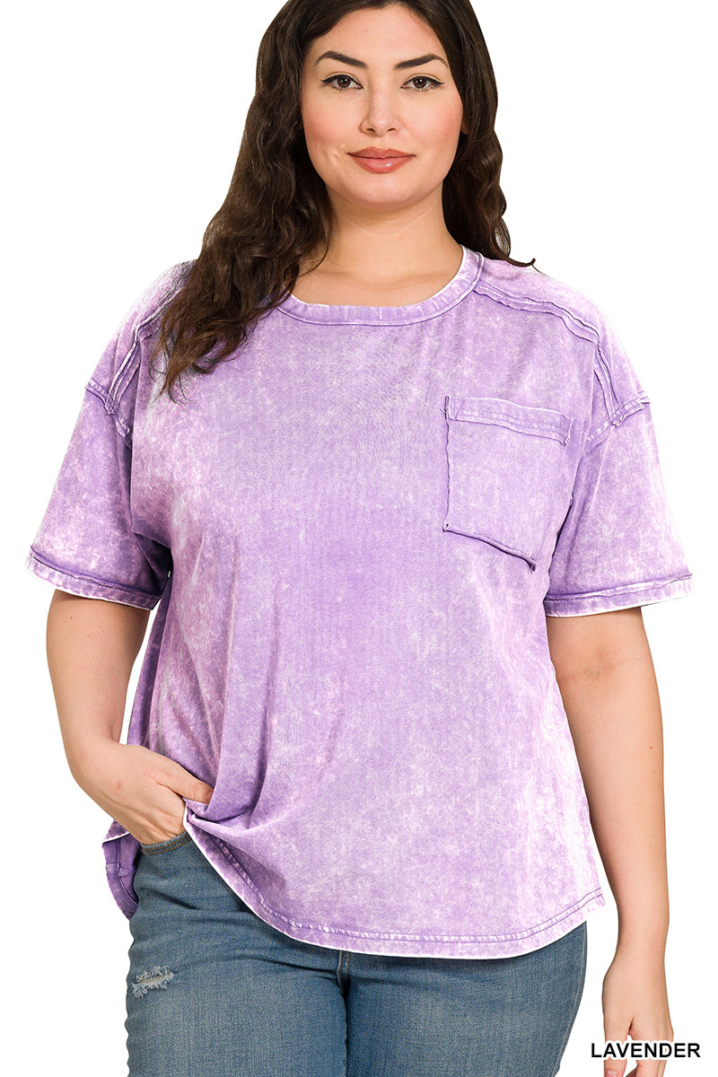 Vintage Acid Wash Tee – Relaxed Cotton T-Shirt for Everyday Style | Honeysuckle Road